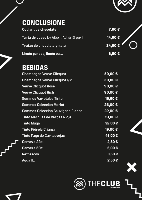 Menu M The Club-2